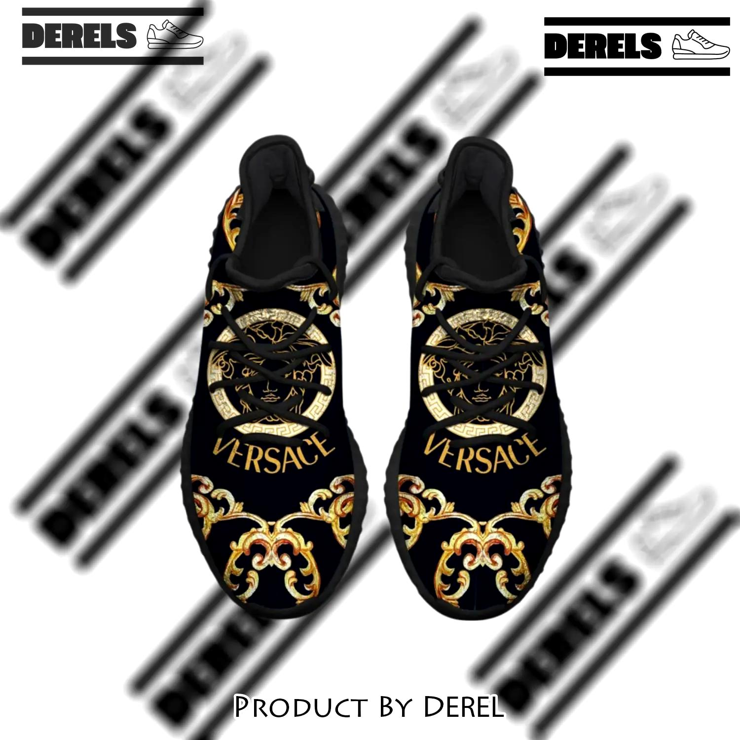 Buy gianni versace black yeezy boost shoes sport sneakers best for men women 60 yzes - dr-ys-394817