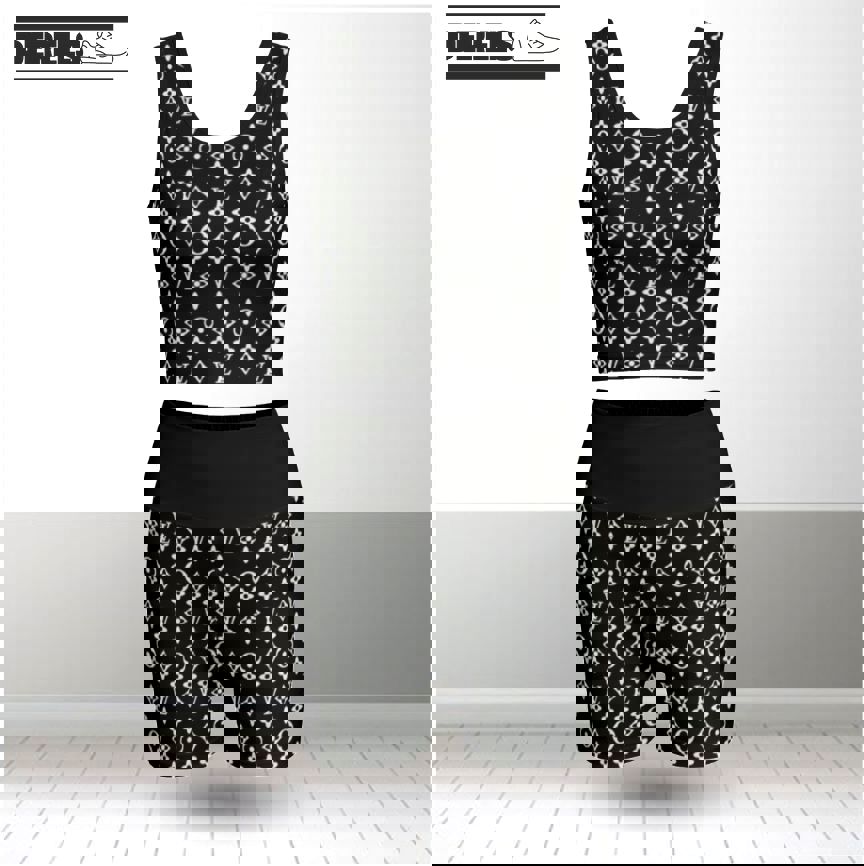 Louis vuitton summer women sport bra yoga set running outfit sby1003