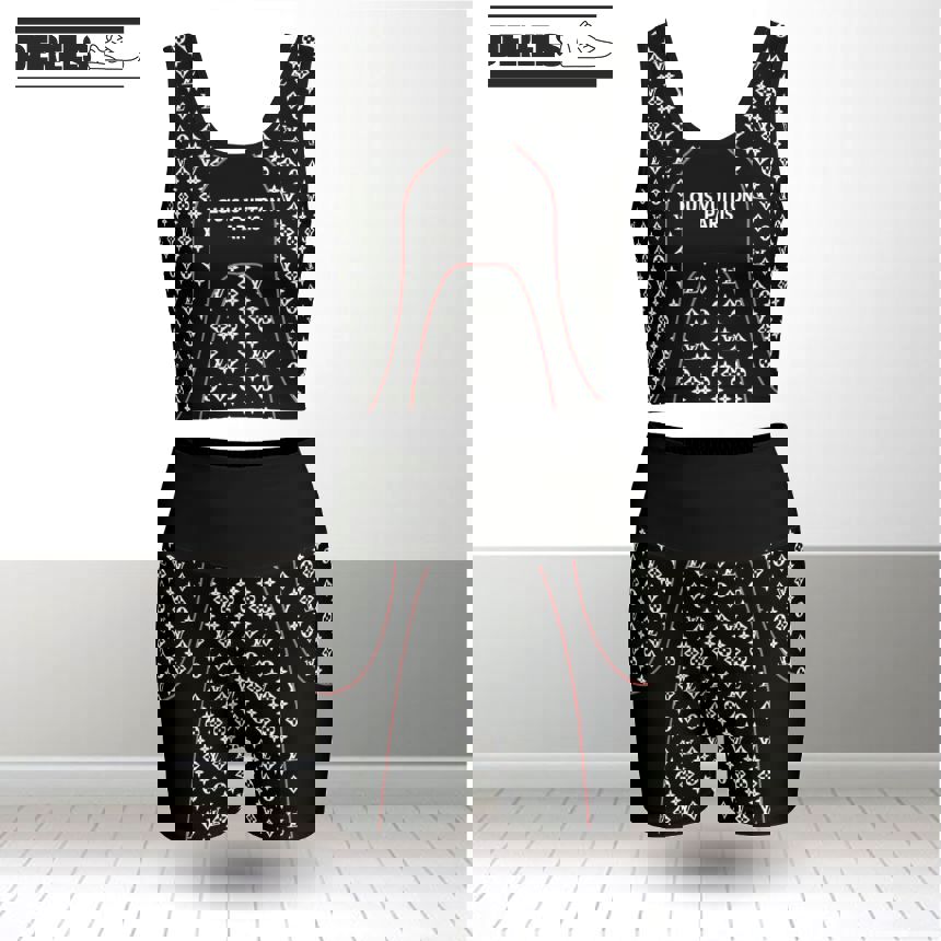 Louis vuitton summer women sport bra yoga set running outfit sby1005