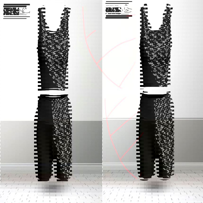 Louis vuitton summer women sport bra yoga set running outfit sby1006