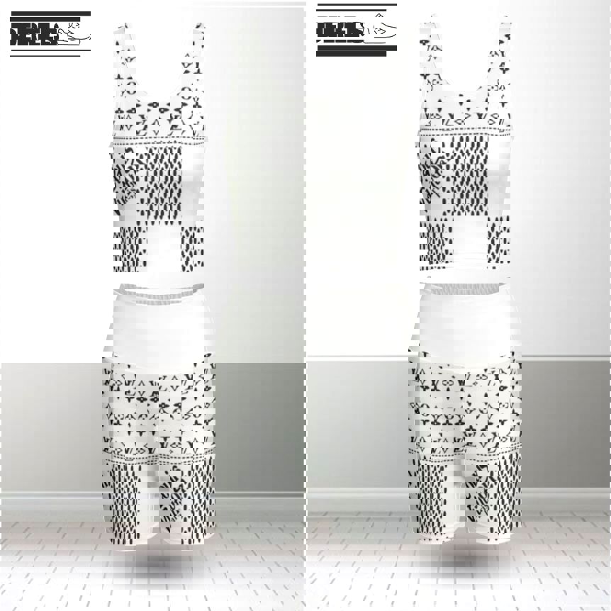 Louis vuitton summer women sport bra yoga set running outfit sby1011