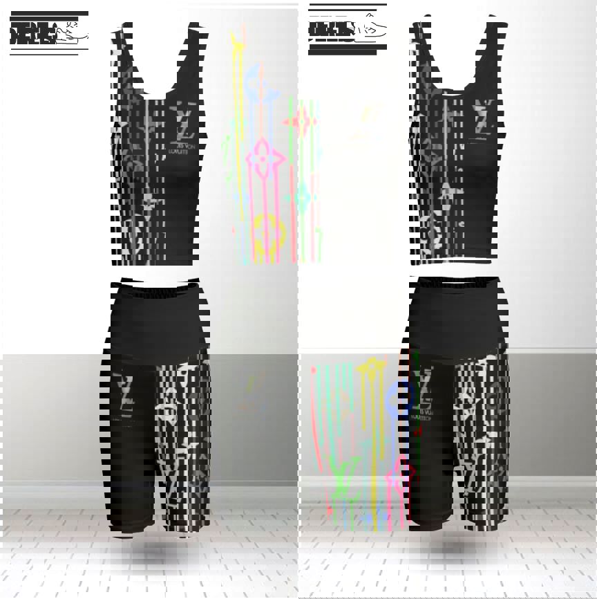 Louis vuitton summer women sport bra yoga set running outfit sby1016