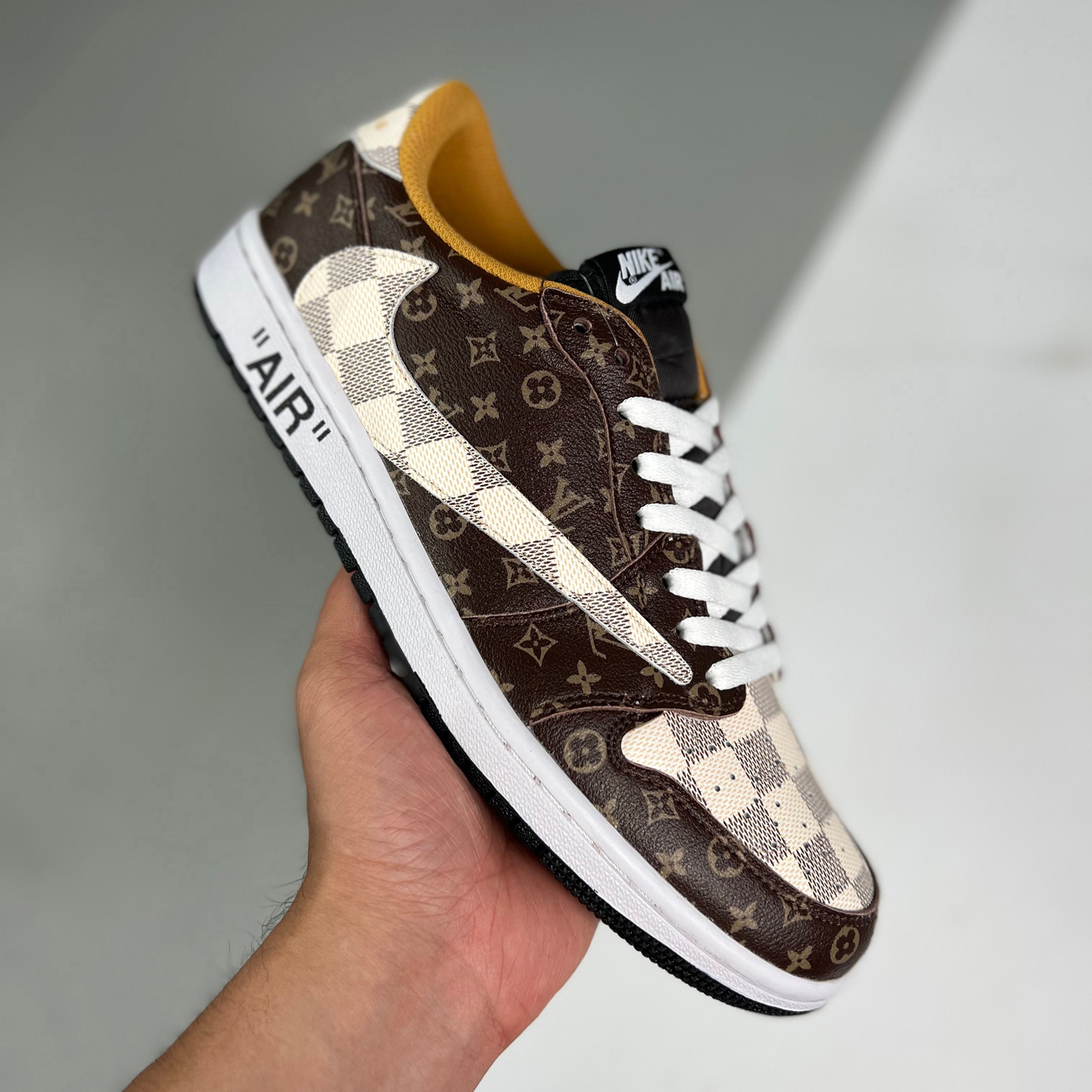 Louis vuitton x air jordan 1 low – 06dhlh12-203 – full size 36 – 45