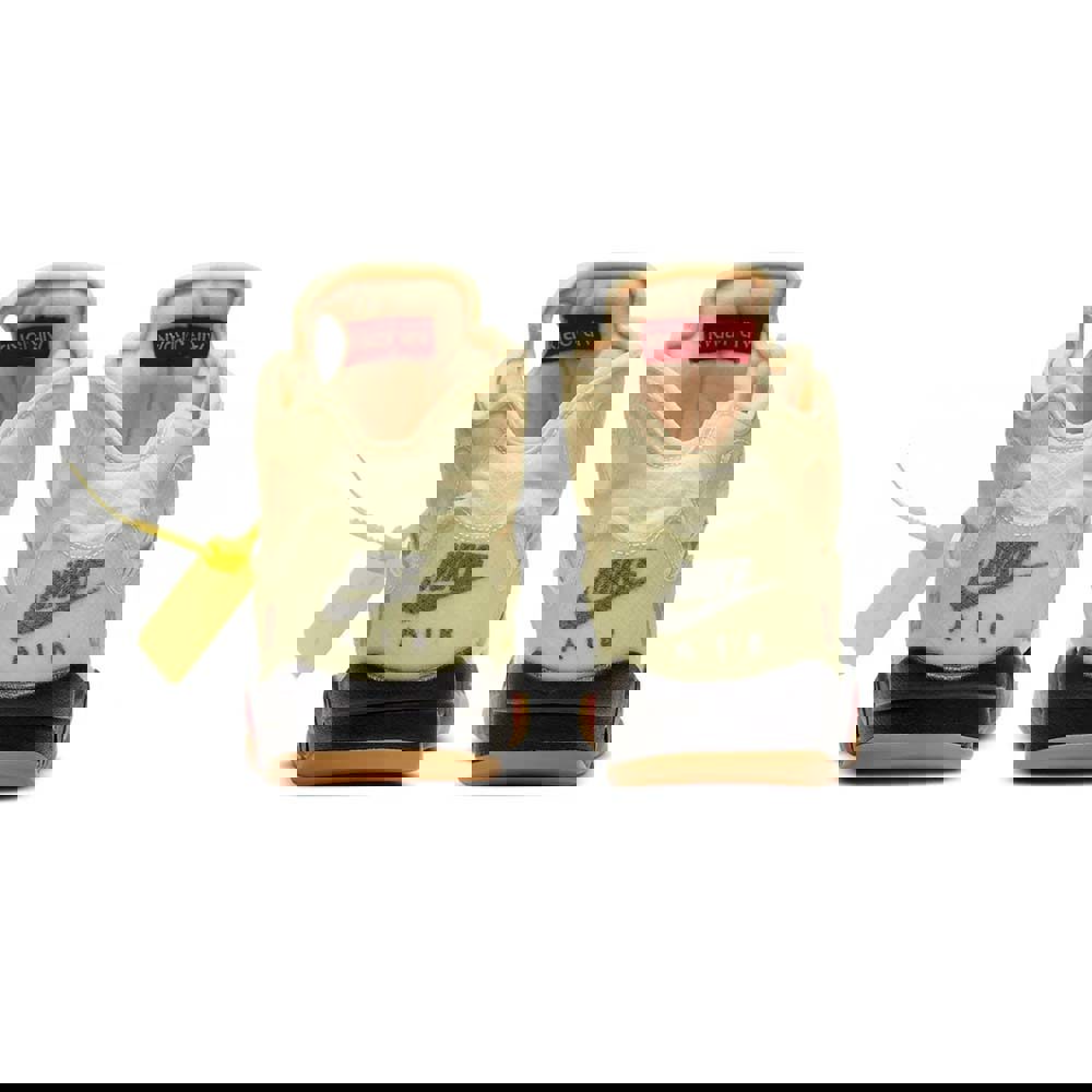 Off-white x air jordan 5 retro sp ‘sail’