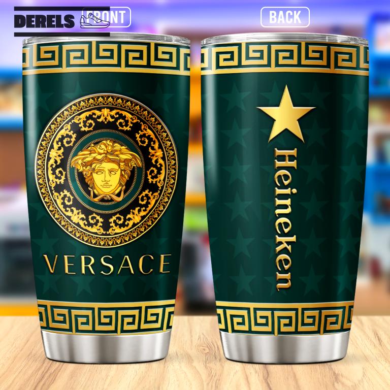 Versace heineken stainless steel tumbler 20oz/30oz