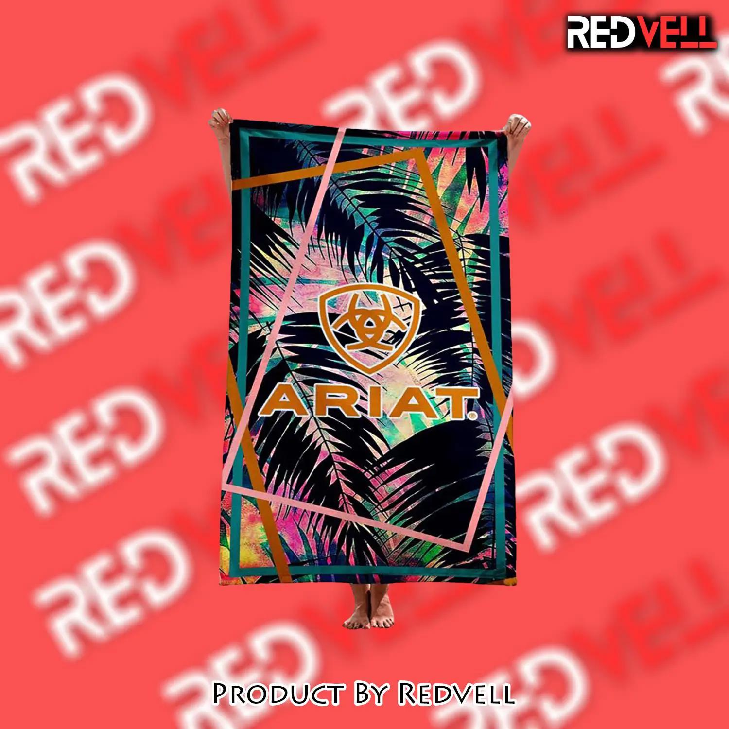 Ariat soft cotton bath large beach towel for women - rv-bt-871700