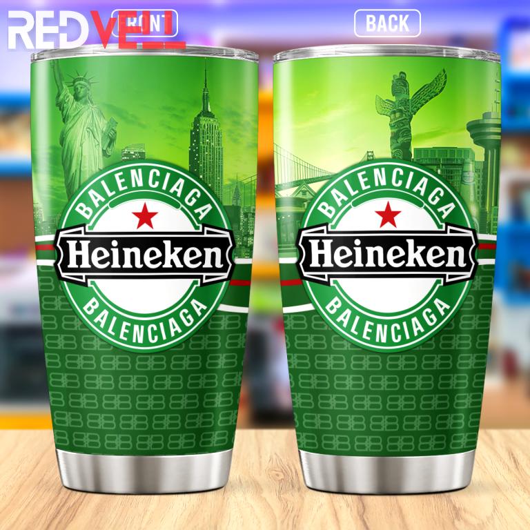 Balenciaga heineken stainless steel tumbler 20oz/30oz