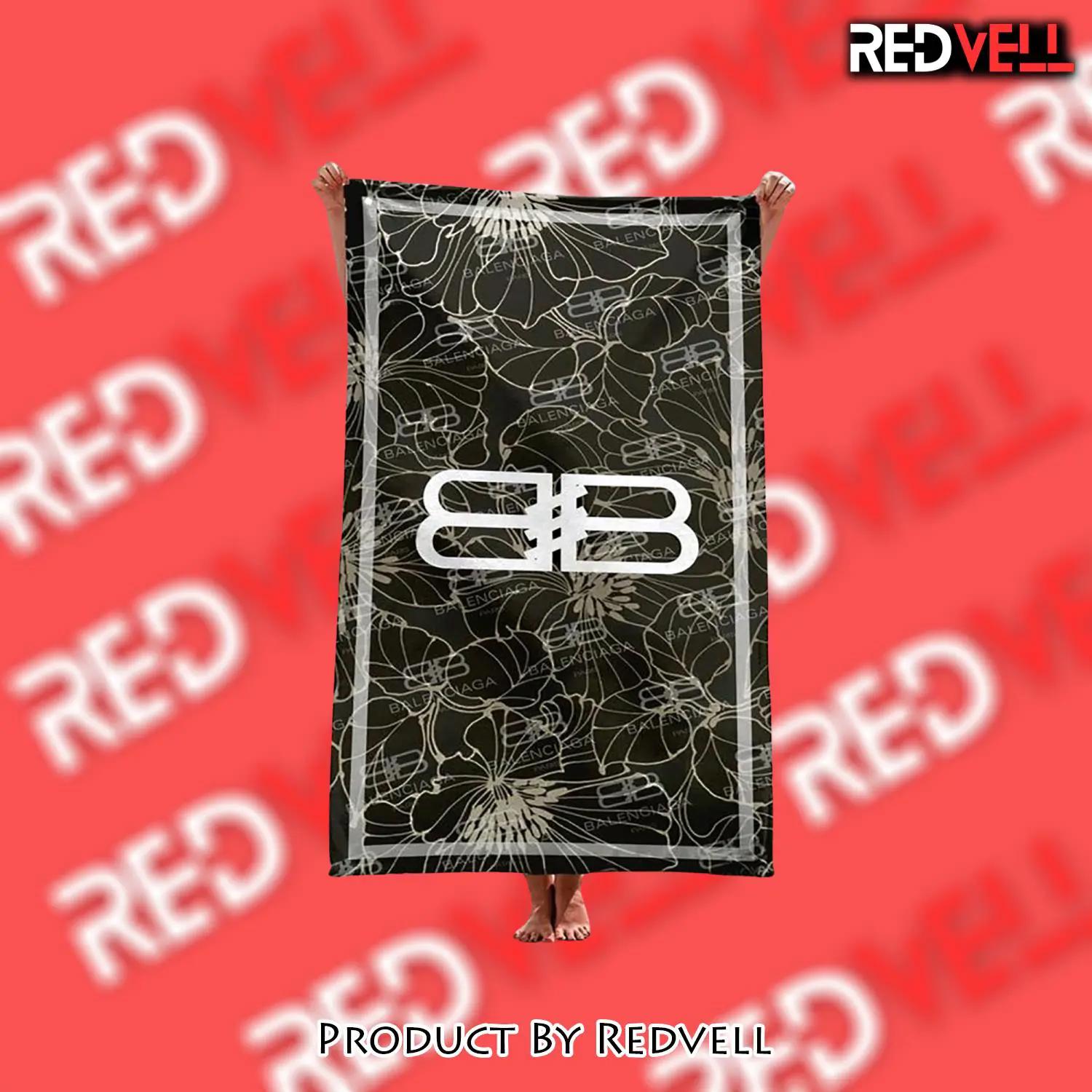 Balenciaga soft cotton bath large beach towel for women - rv-bt-192465