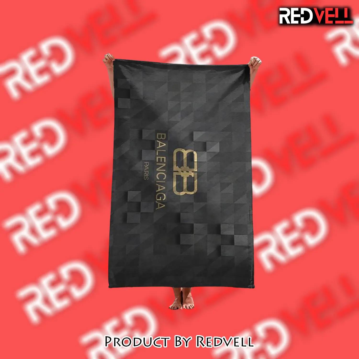 Balenciaga soft cotton bath large beach towel for women qs4 - rv-bt-207570