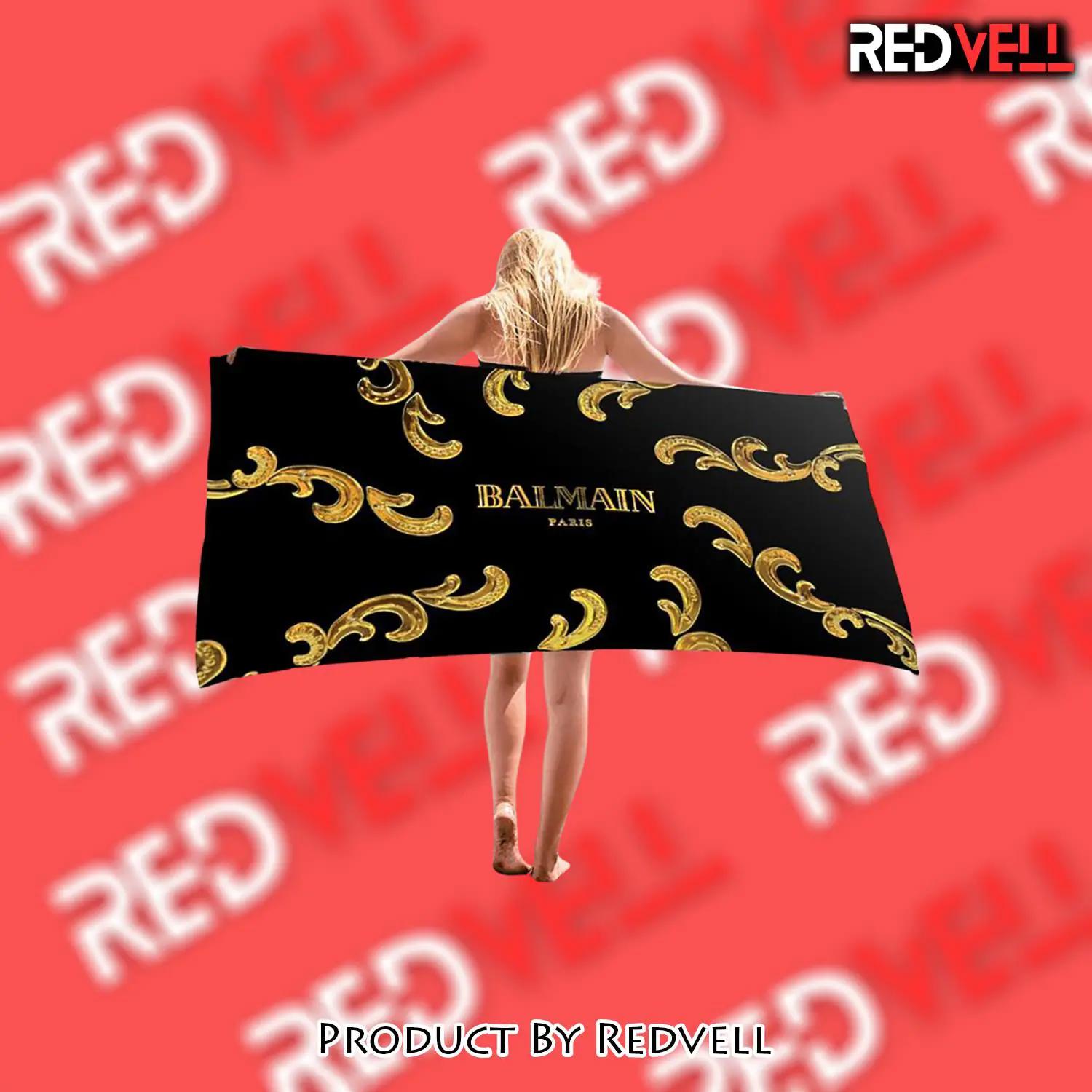 Balmain soft cotton bath large beach towel for women 4ib - rv-bt-687238