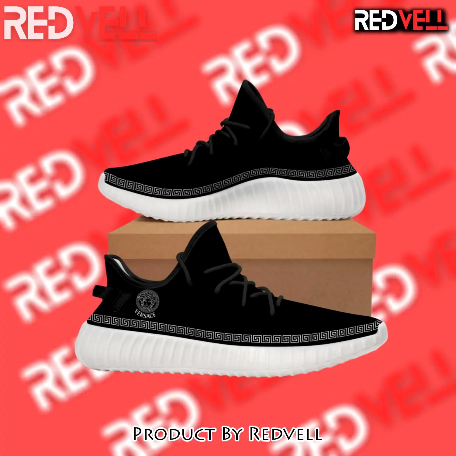 Buy gianni versace black white yeezy boost shoes sport sneakers best for men women 51 yzes - rv-ys-697373