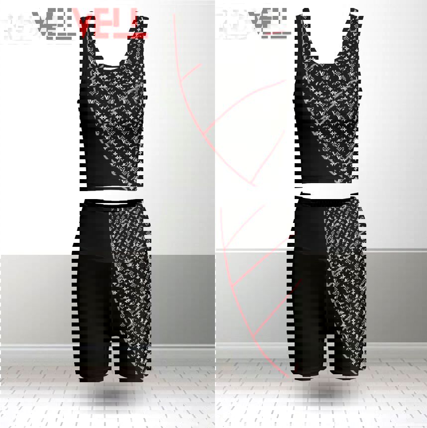 Louis vuitton summer women sport bra yoga set running outfit sby1006