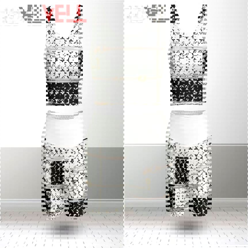 Louis vuitton summer women sport bra yoga set running outfit sby1008