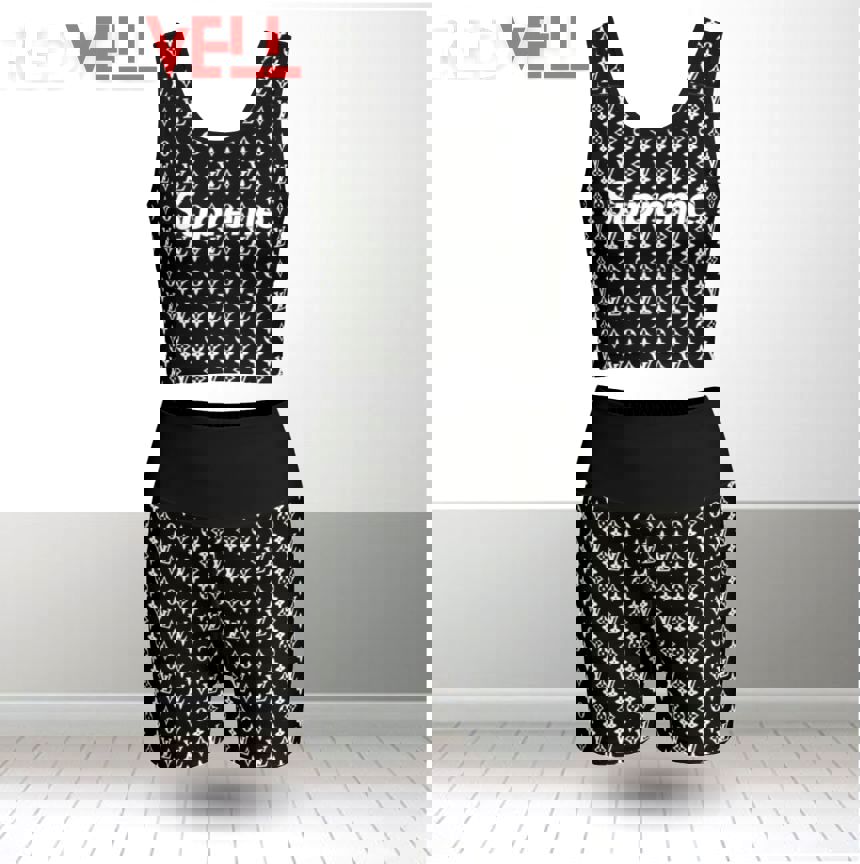 Louis vuitton summer women sport bra yoga set running outfit sby1009