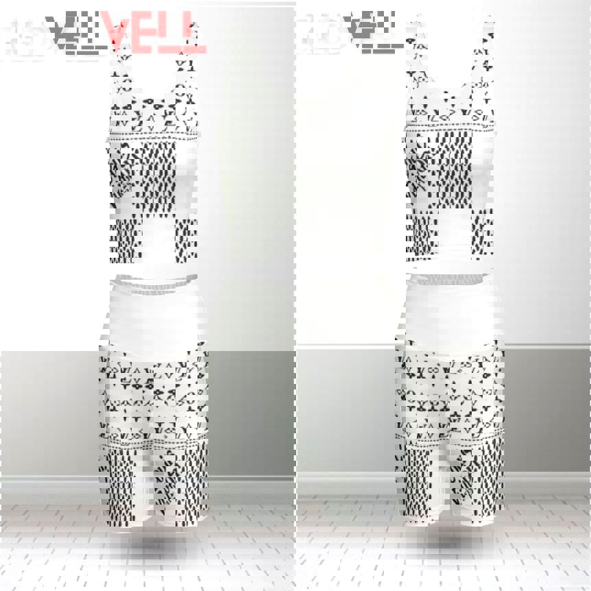 Louis vuitton summer women sport bra yoga set running outfit sby1011