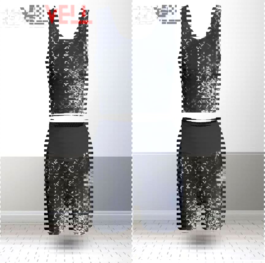 Louis vuitton summer women sport bra yoga set running outfit sby1013