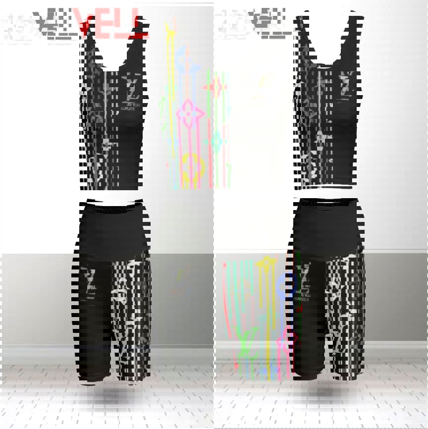 Louis vuitton summer women sport bra yoga set running outfit sby1016