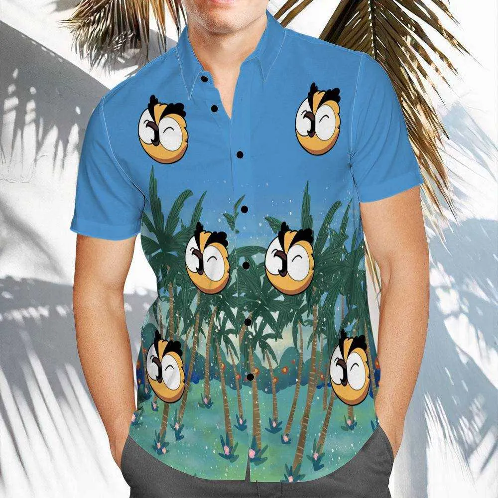Vanossgaming® | Blue Coconut Grove Hawaiian Shirt