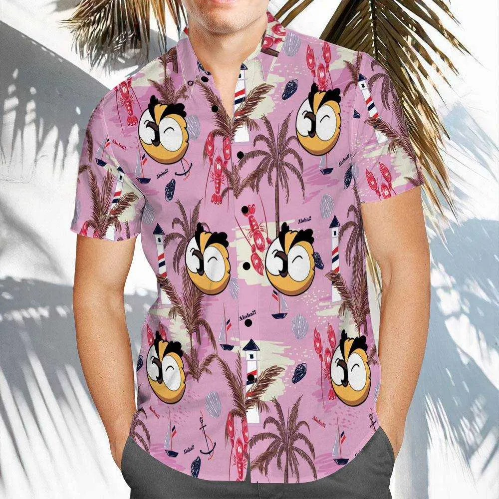 Vanossgaming® | Pink Chinoiserie Print Hawaiian Shirt