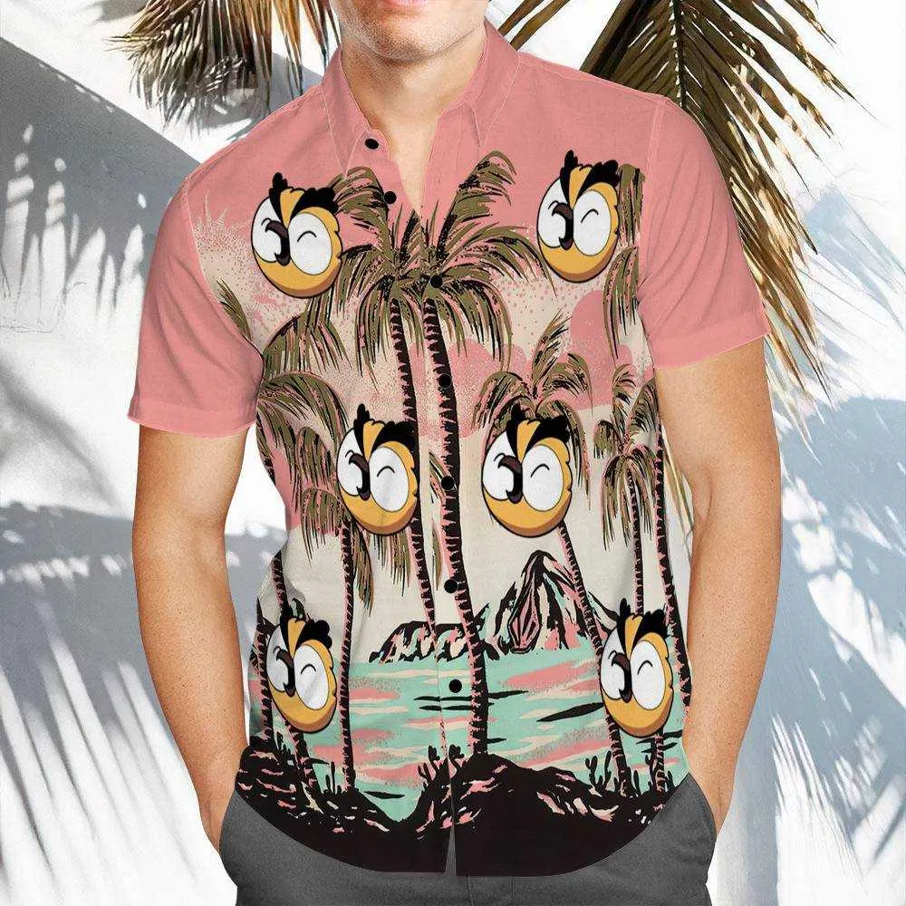 Vanossgaming® | Pink Coconut Grove Hawaiian Shirt