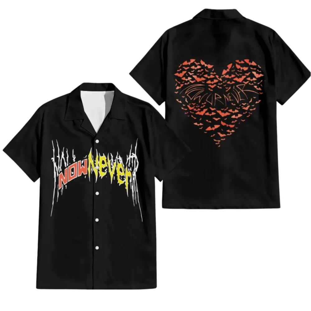 Now or never band hawaiian shirt