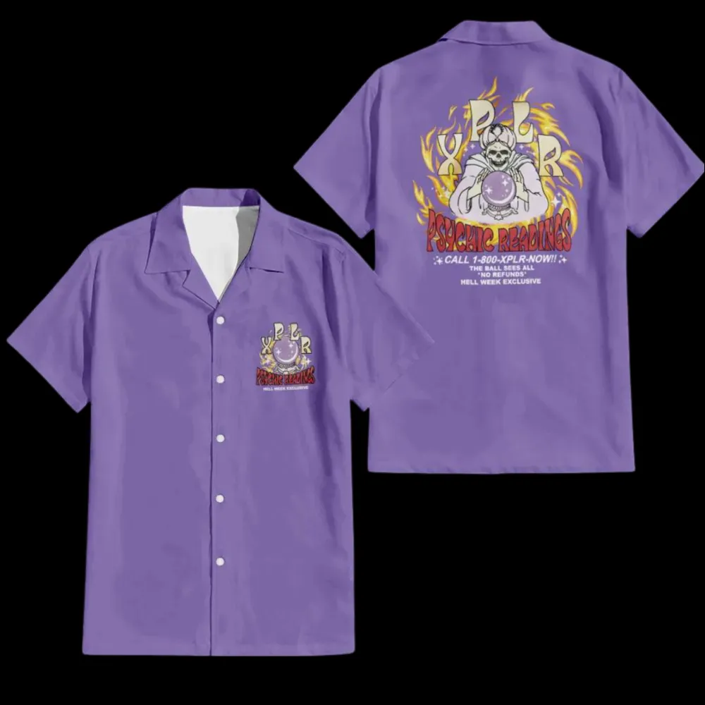 Psychic reading hawaiian shirt