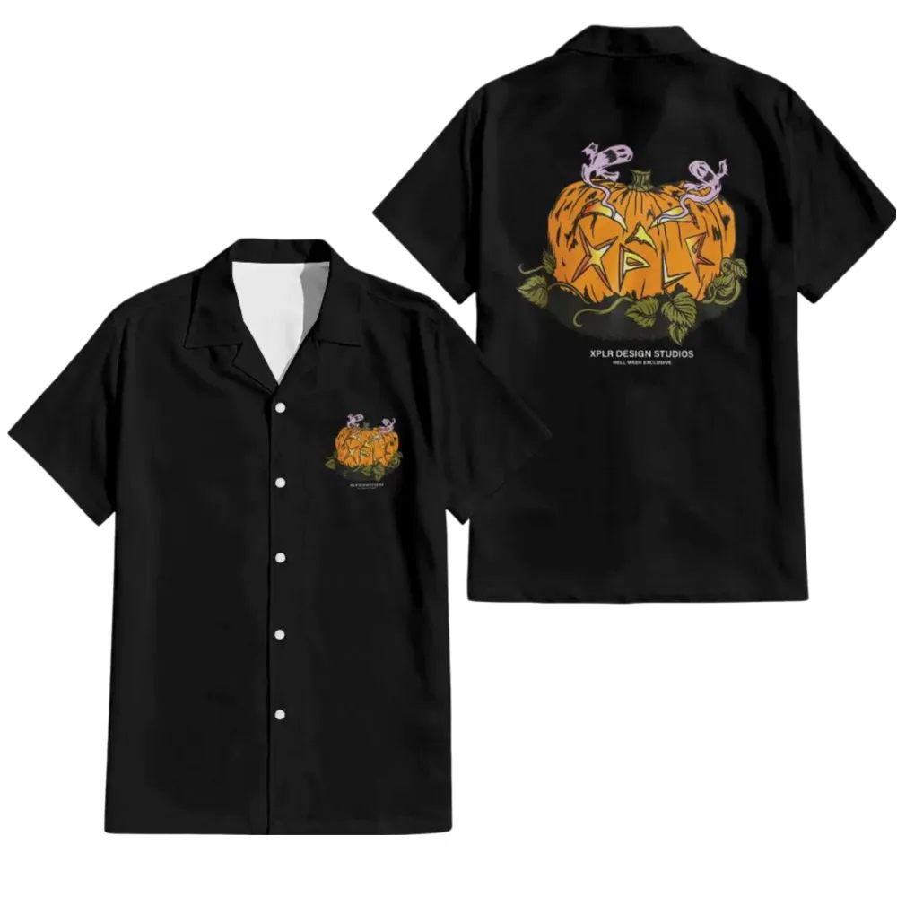 Pumpkin hawaiian shirt