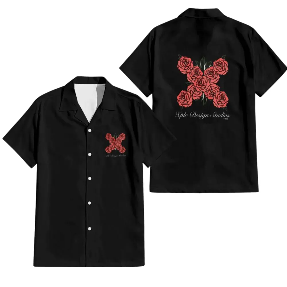 Roses hawaiian shirt