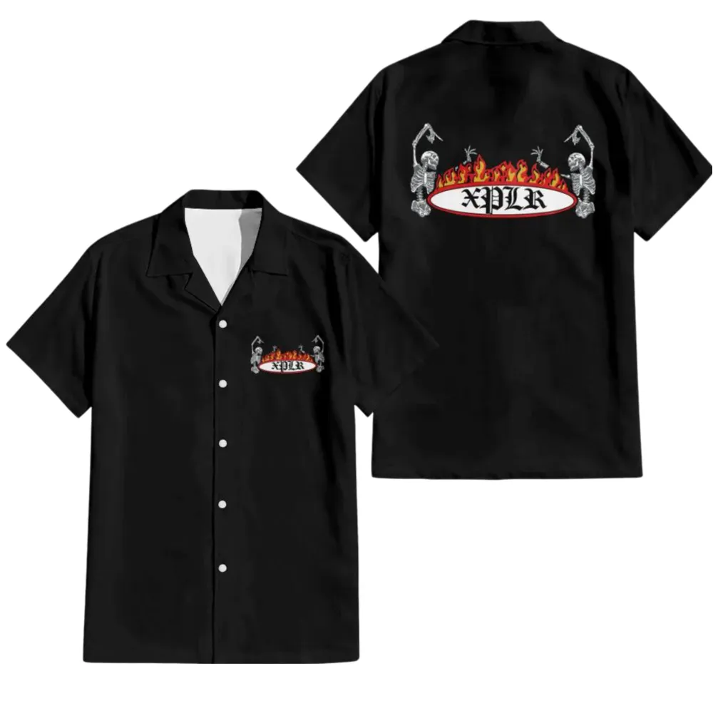 Skeletons hawaiian shirt