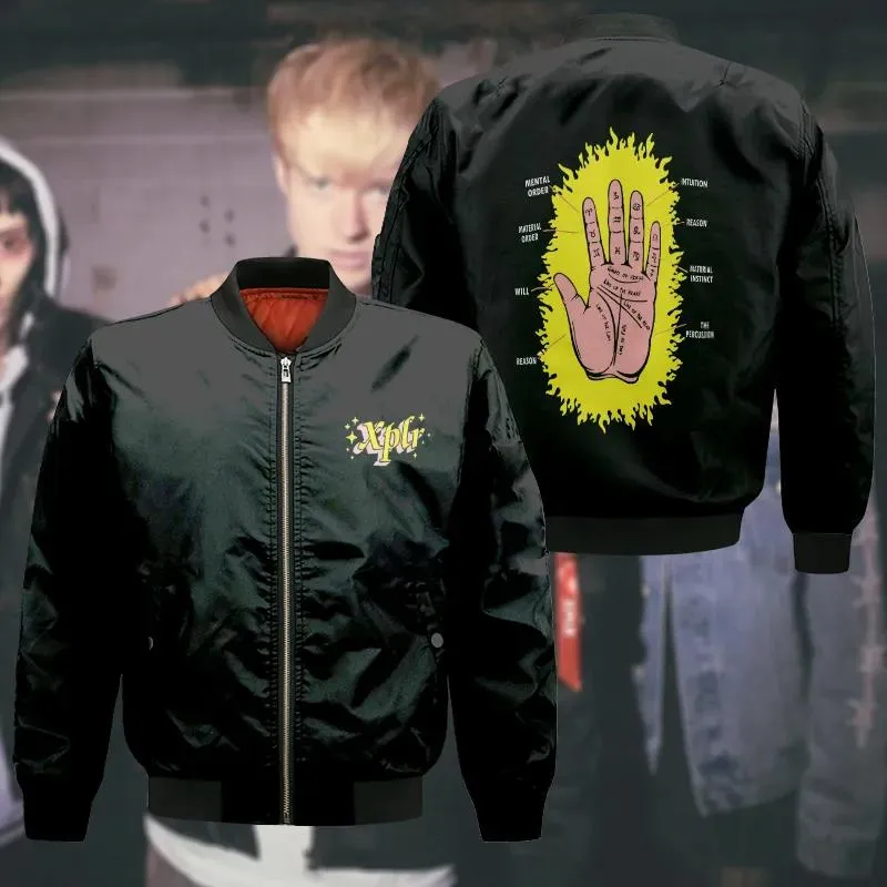 Palmistry bomber jacket