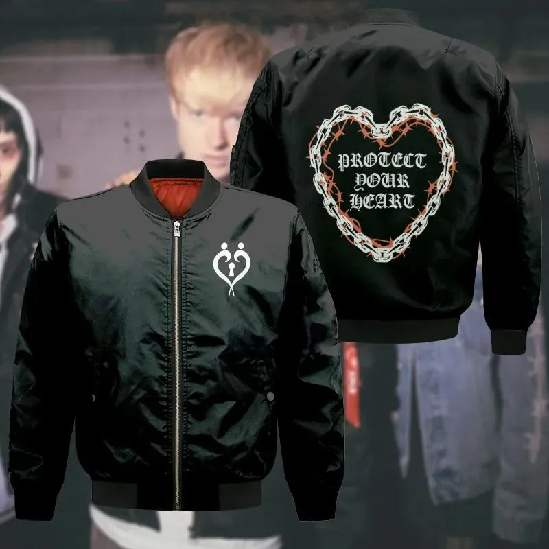 Protect your heart bomber jacket