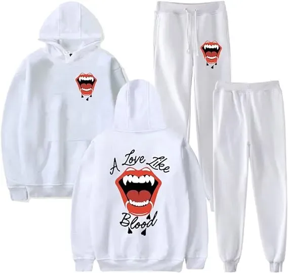 Love Like Blood Hoodies Jogger Pants Set