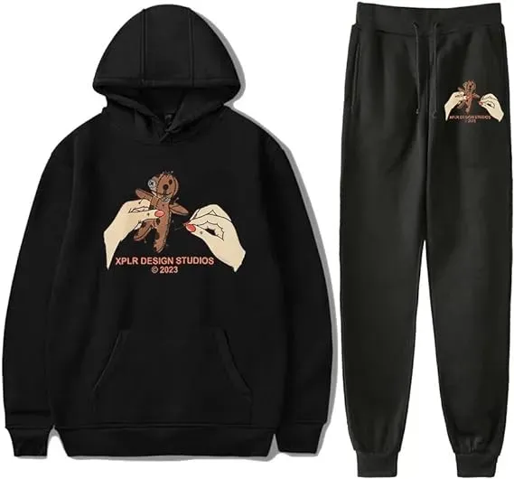 Voodoo Hoodies Jogger Pants Set