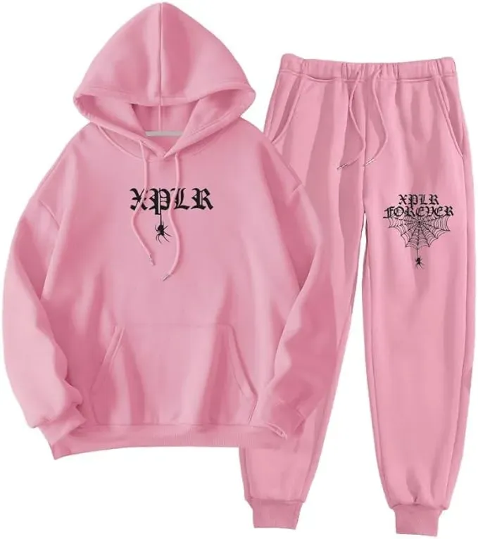Spider Hoodies Jogger Pants Set