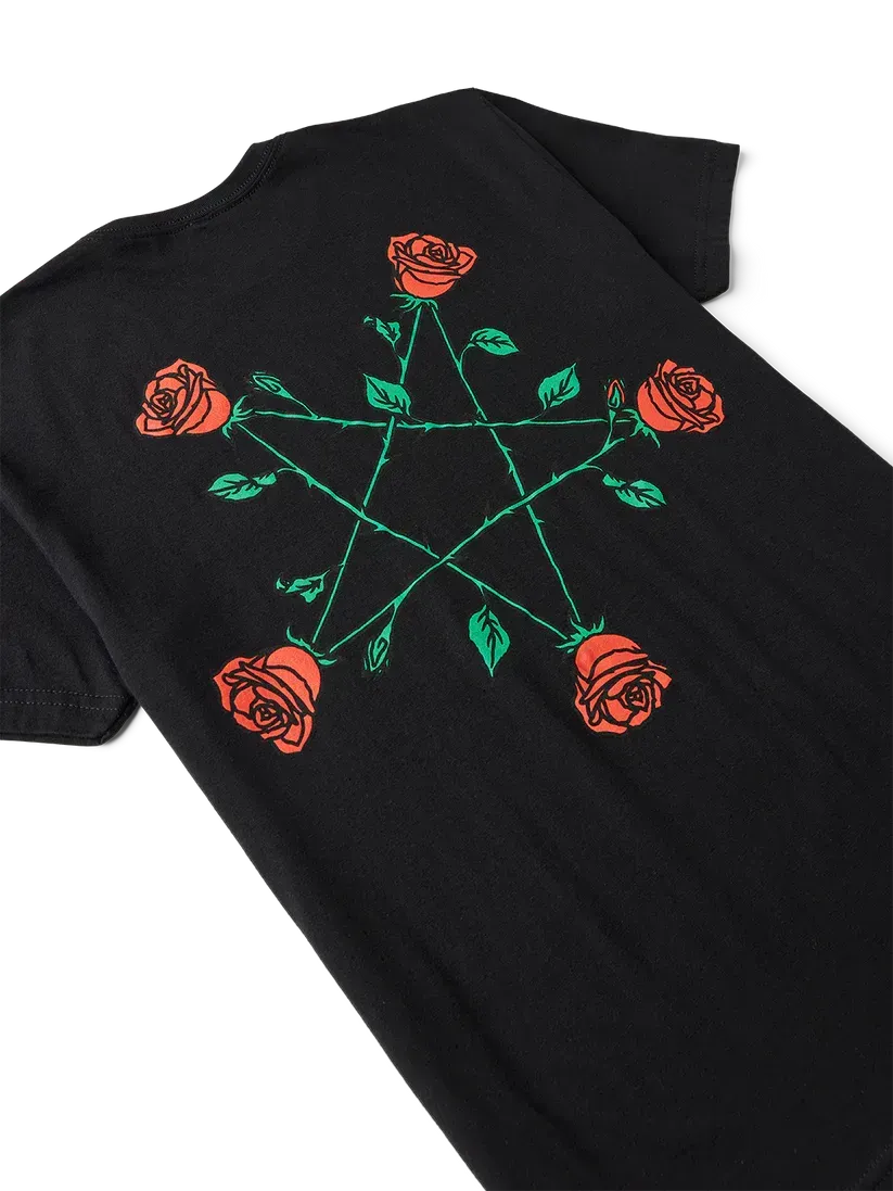 Pentagram roses tee