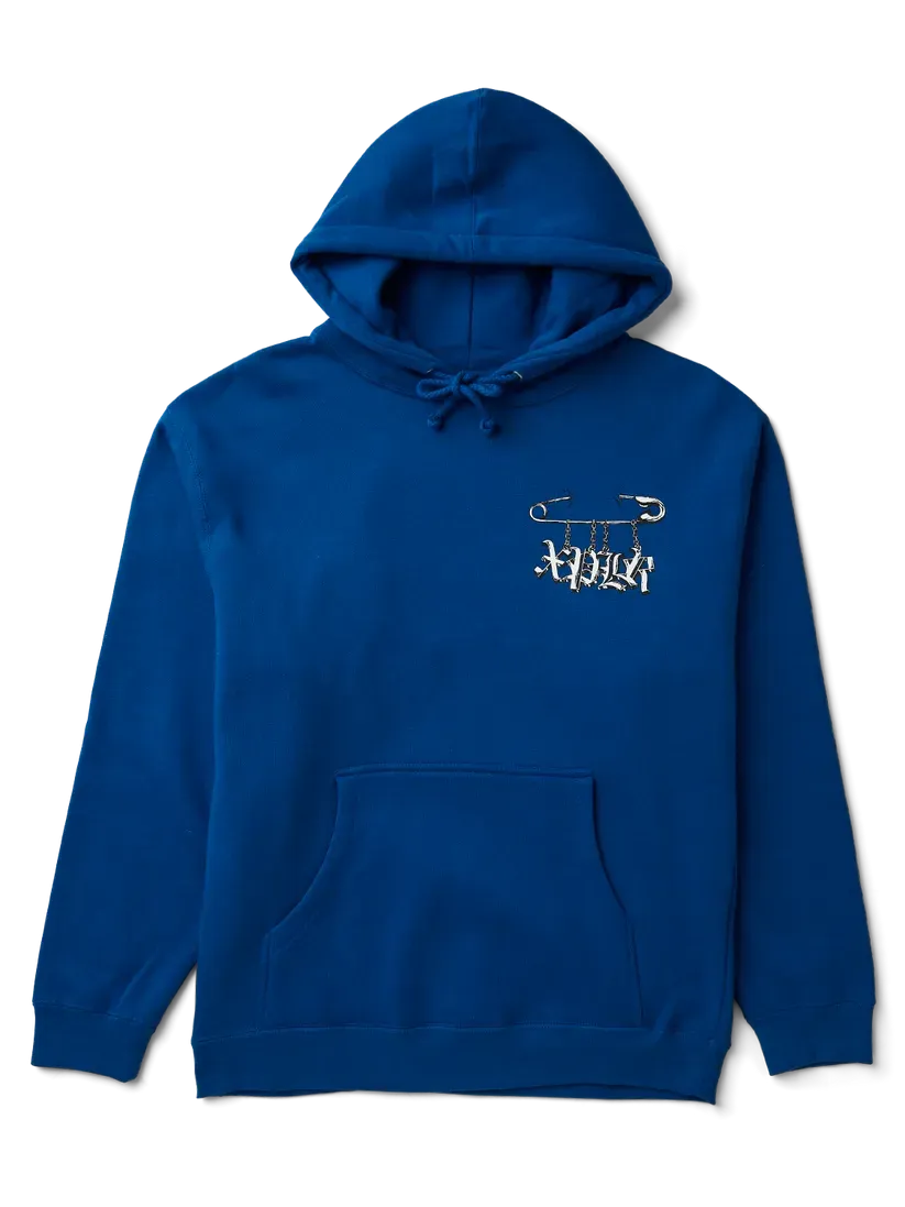 Punk Pin Hoodie Blue