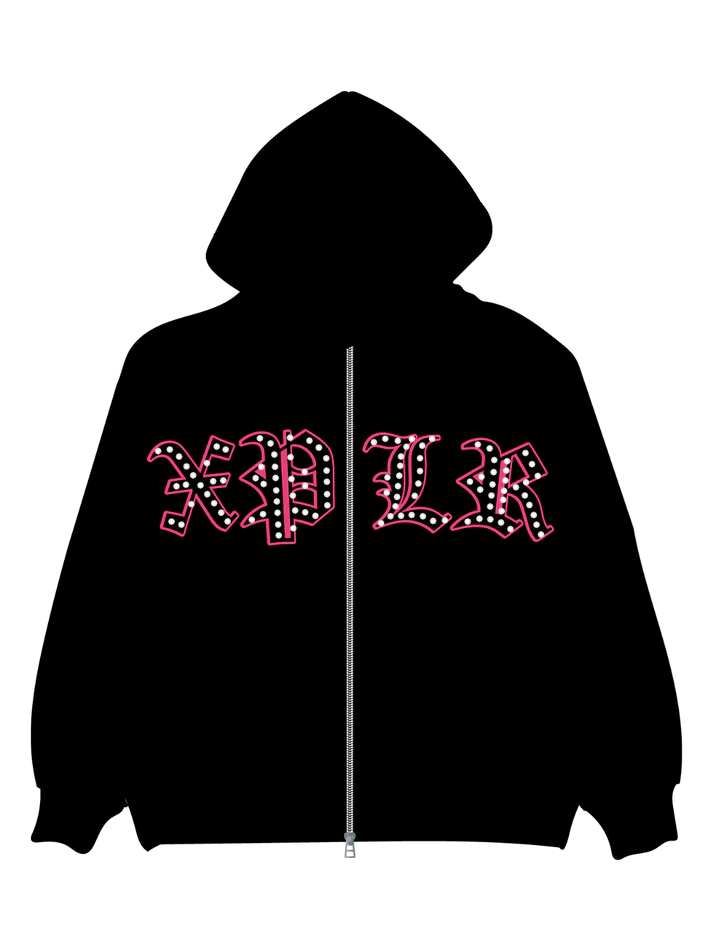 Big Bling Zip Hoodie