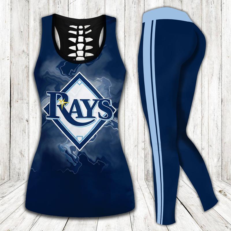 Tampa bay rays mlb tank top leggings sport clothing clothes outfit gym for women 38 htls
