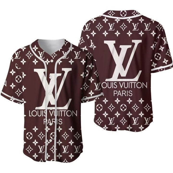 Buy louis vuitton paris baseball jersey shirt lv luxury clothing clothes sport for men women 133 mte