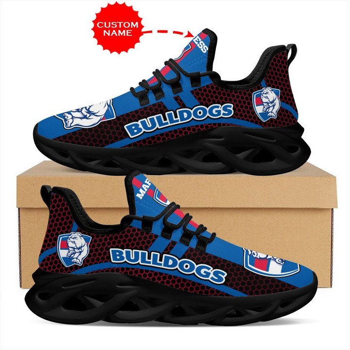 Western bulldogs shoes max soul luxury afl personalized gift for fans 82 msl