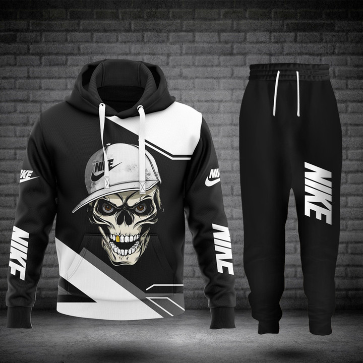Nike skull hoodie long pants 95