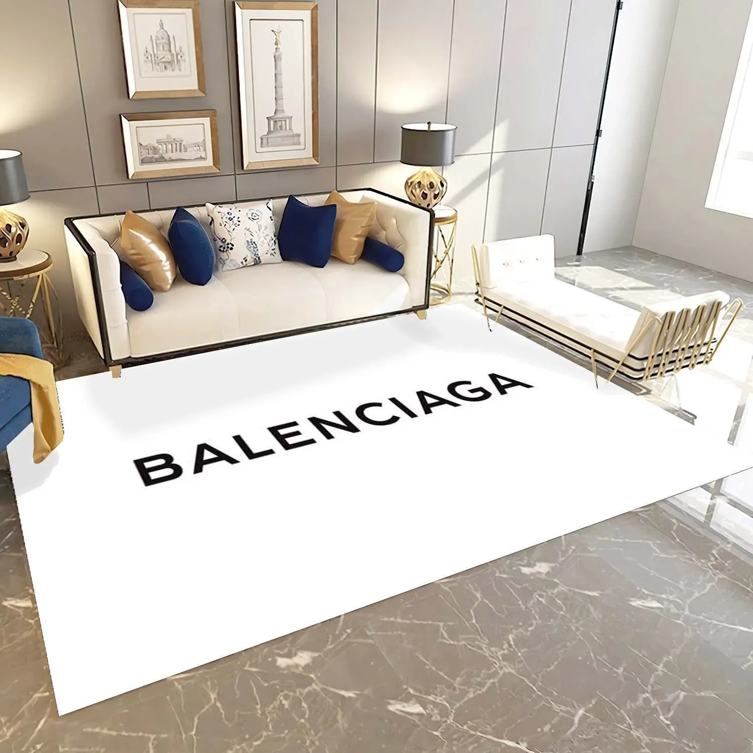 
                balenciaga fashion logo limited luxury brand rug carpet home decor 01
            