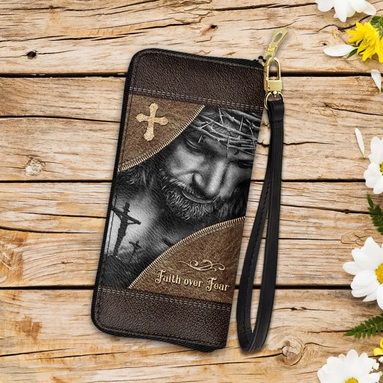 Faith Over Fear Jesus Purse Accessories For Women