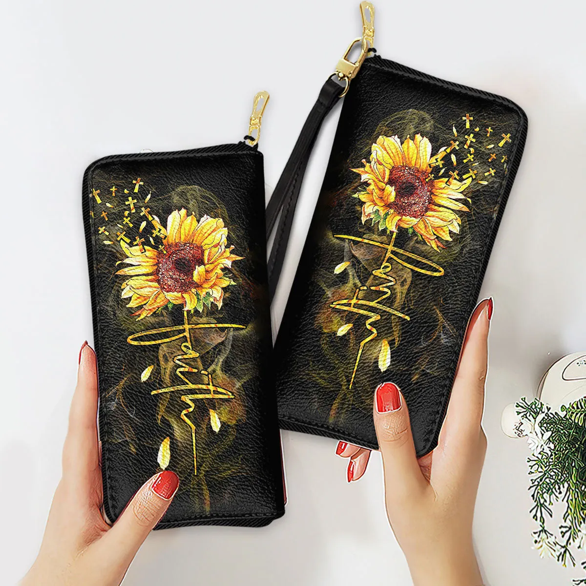 Faith Sunflower Purse Accessories For Women