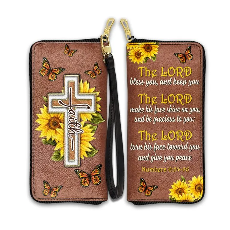 Faith The Lord Bless You And Keep You Numbers Purse Accessories For Women