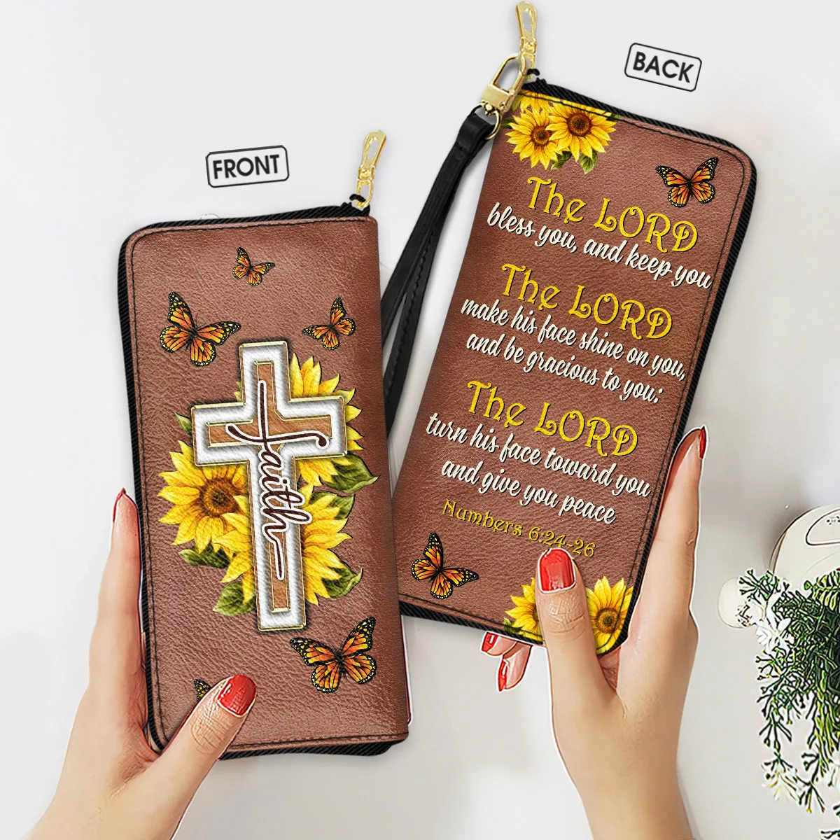 Faith The Lord Bless You And Keep You Numbers Purse Accessories For Women