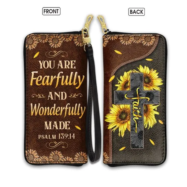 Faith You Are Fearfully And Wonderfully Made Psalm Purse Accessories For Women