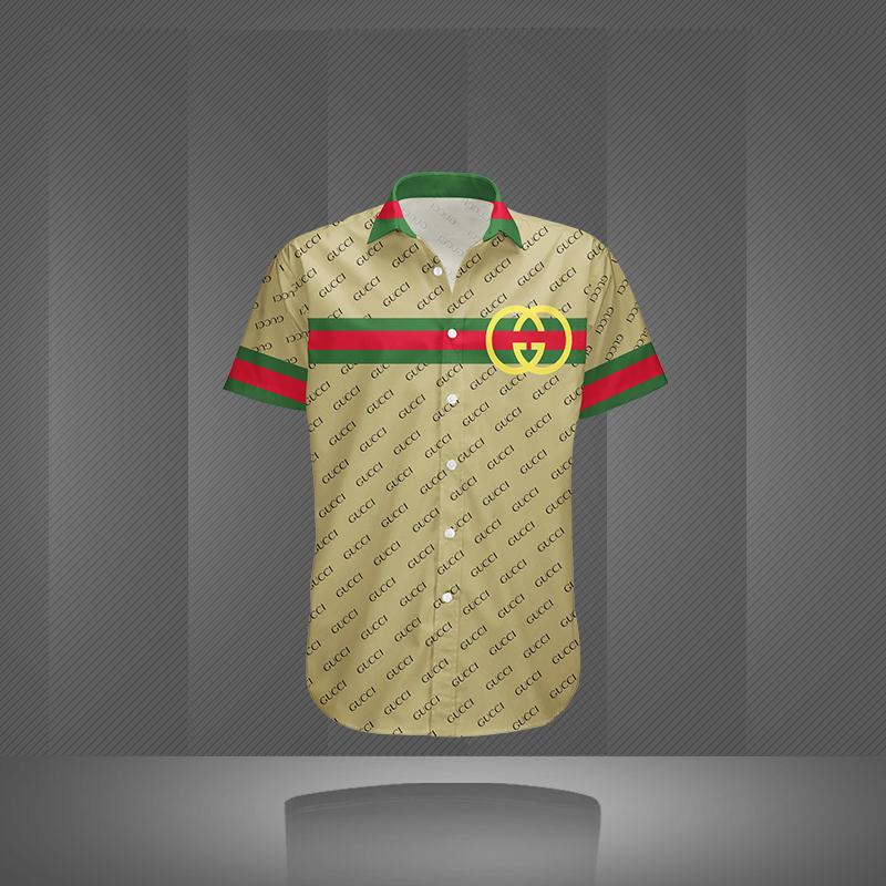 Luxury brand fashion hawaii shirt premium summer clothing special gift outfit for men 175