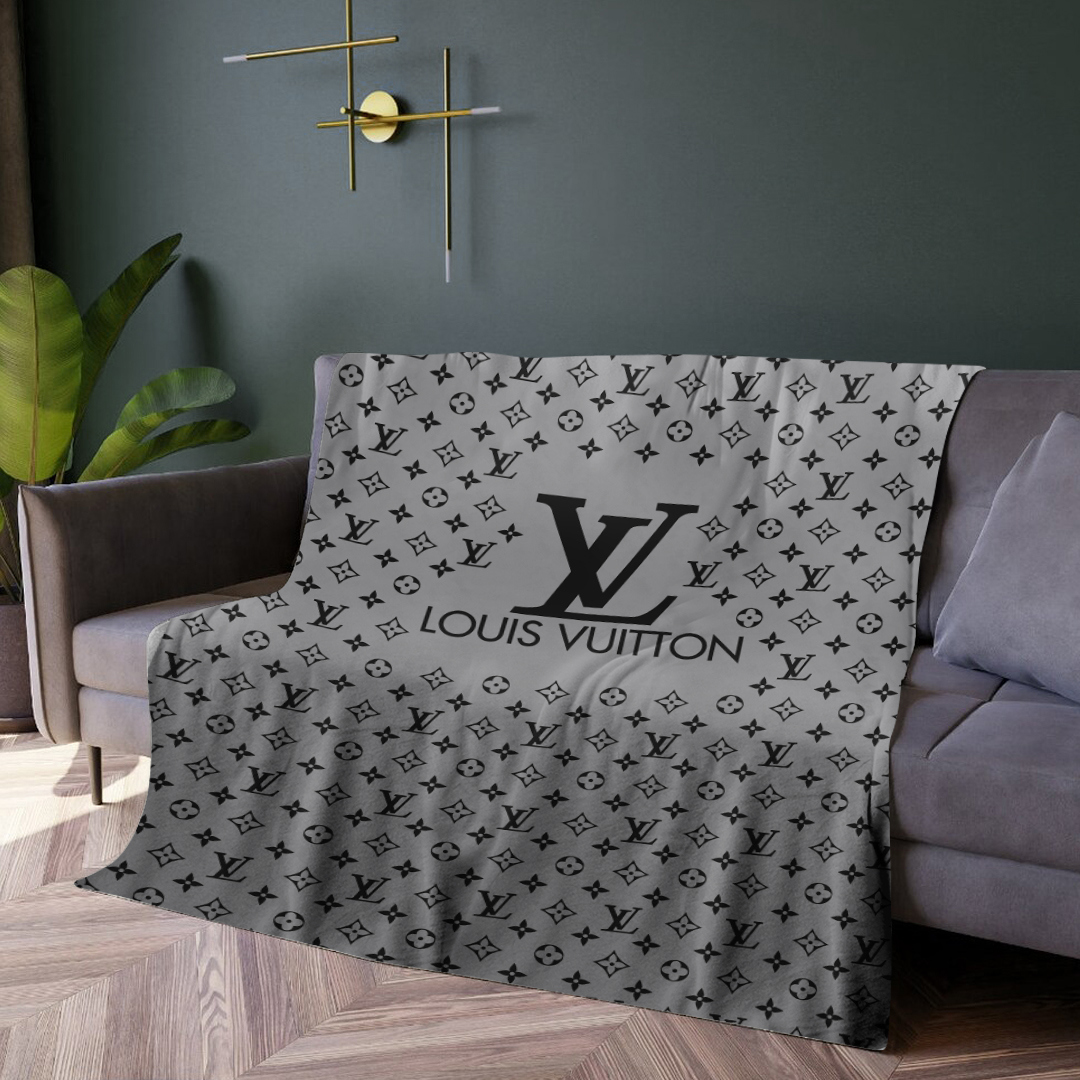 Luxury brand fashion premium blanket fleece home decor clothing special gift 11
