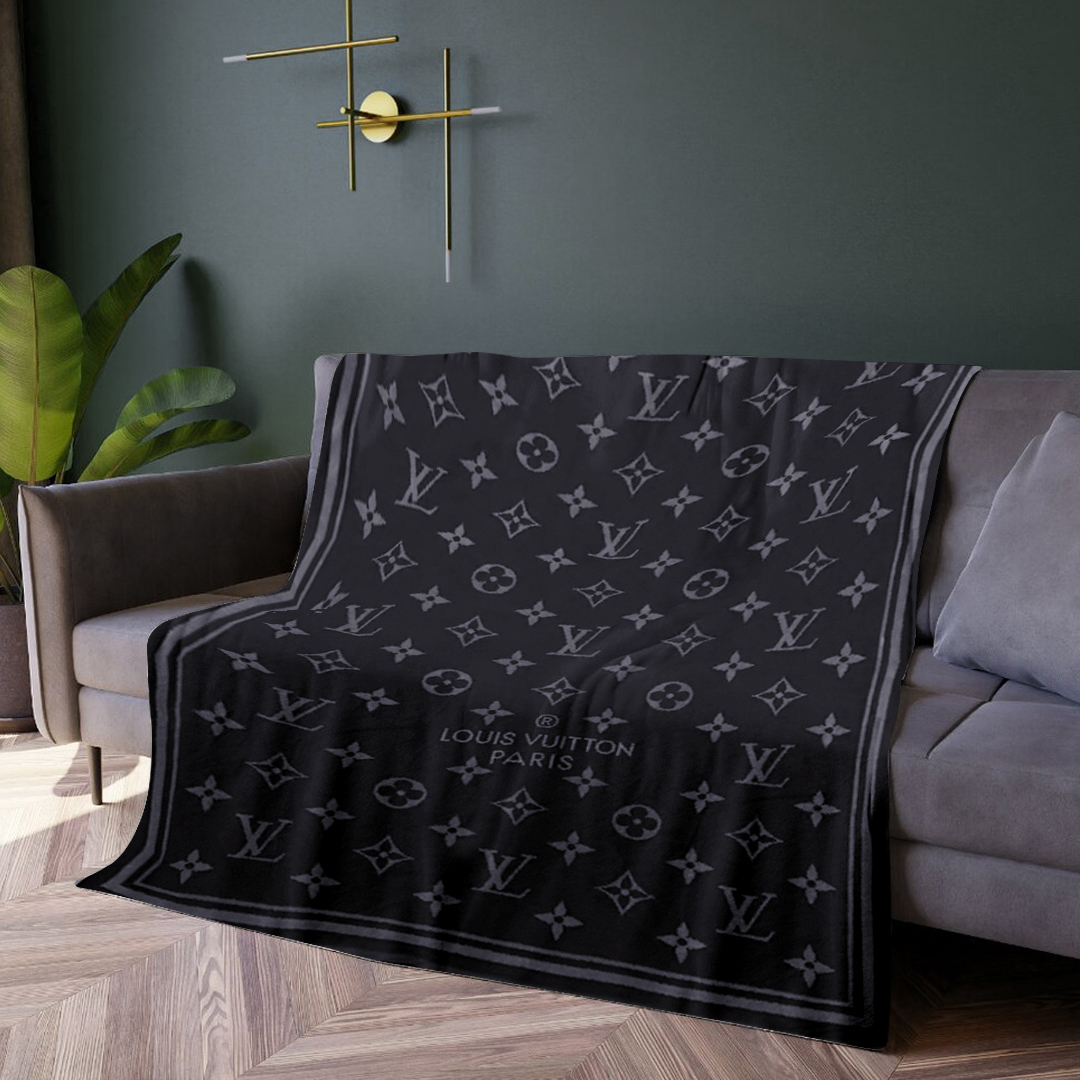 Luxury brand fashion premium blanket fleece home decor clothing special gift 15